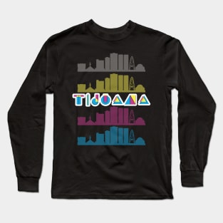 Tijuana CMYK Long Sleeve T-Shirt